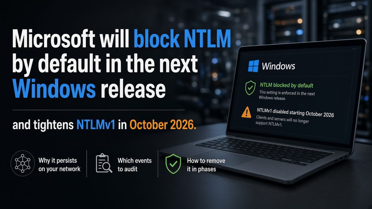 Cómo retirar NTLM de tu red antes de que Windows lo apague por ti