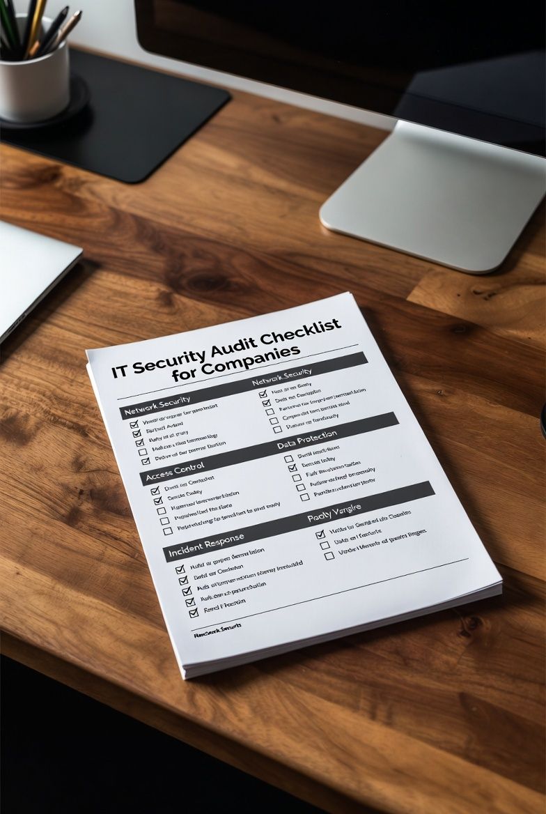 IT security audit checklist for businesses