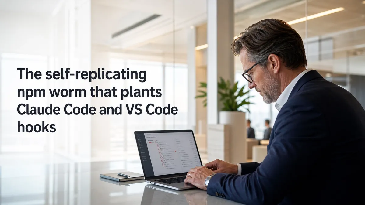 El gusano de npm que se replica solo y planta hooks de ejecución en Claude Code y VS Code