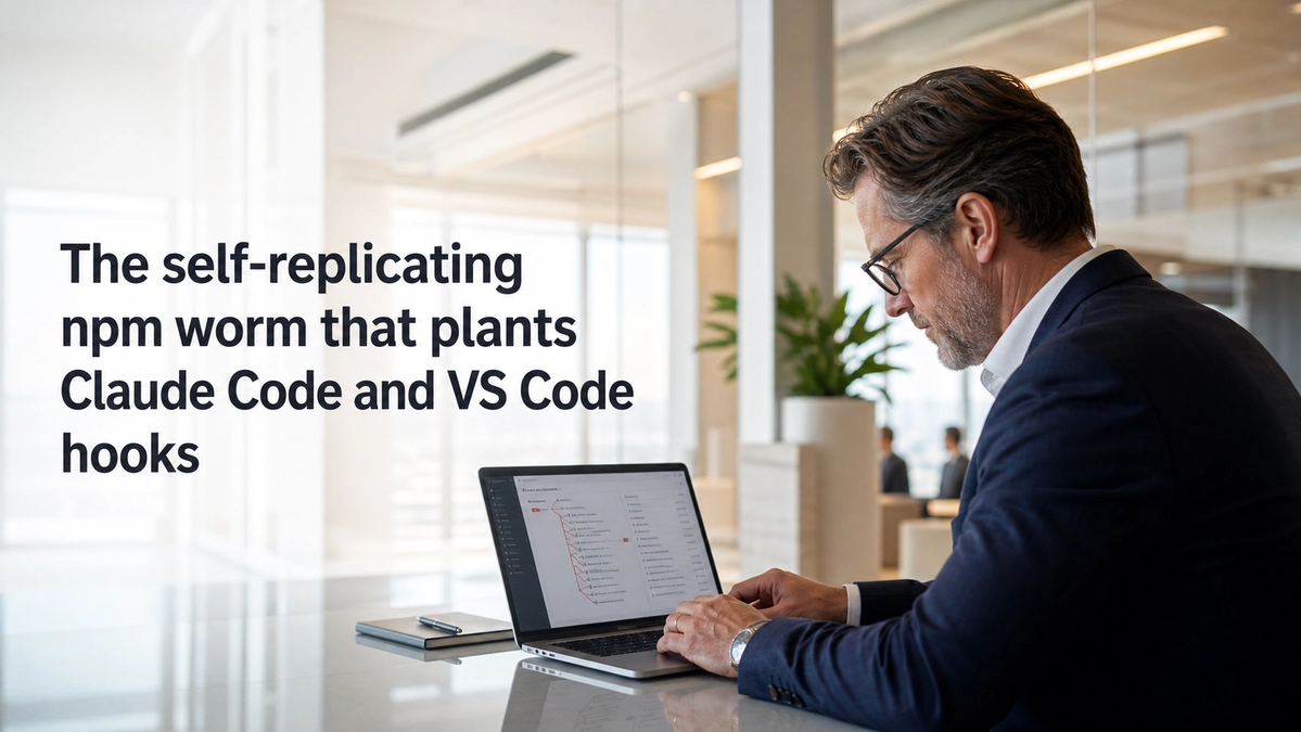 El gusano de npm que se replica solo y planta hooks de ejecución en Claude Code y VS Code