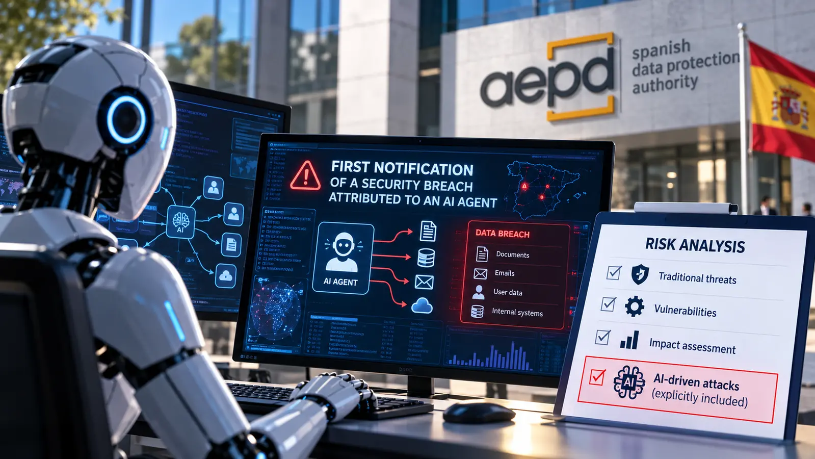First data breach attributed to an AI agent reported to Spain's AEPD