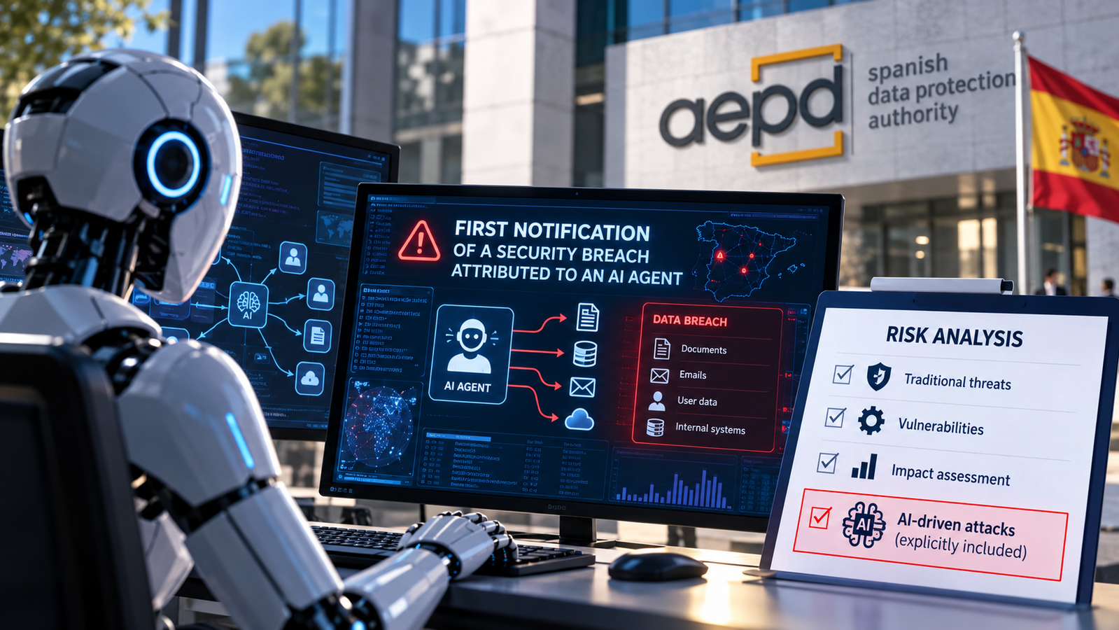 First data breach attributed to an AI agent reported to Spain's AEPD