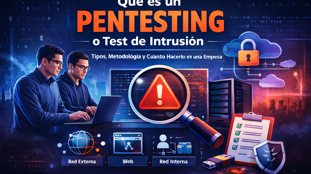 Qué es un pentesting o test de intrusión: tipos, metodología, fases y cuándo merece la pena en una empresa