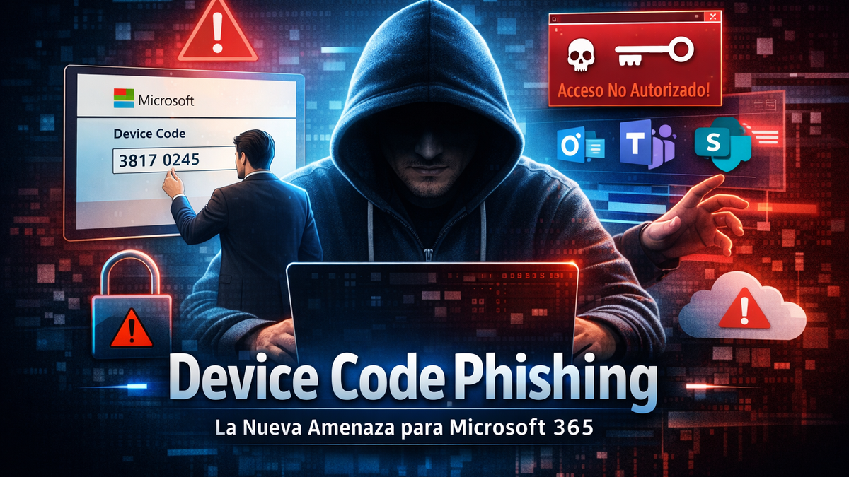 Device Code Phishing en Microsoft 365: qué es, cómo funciona y cómo bloquearlo en empresa