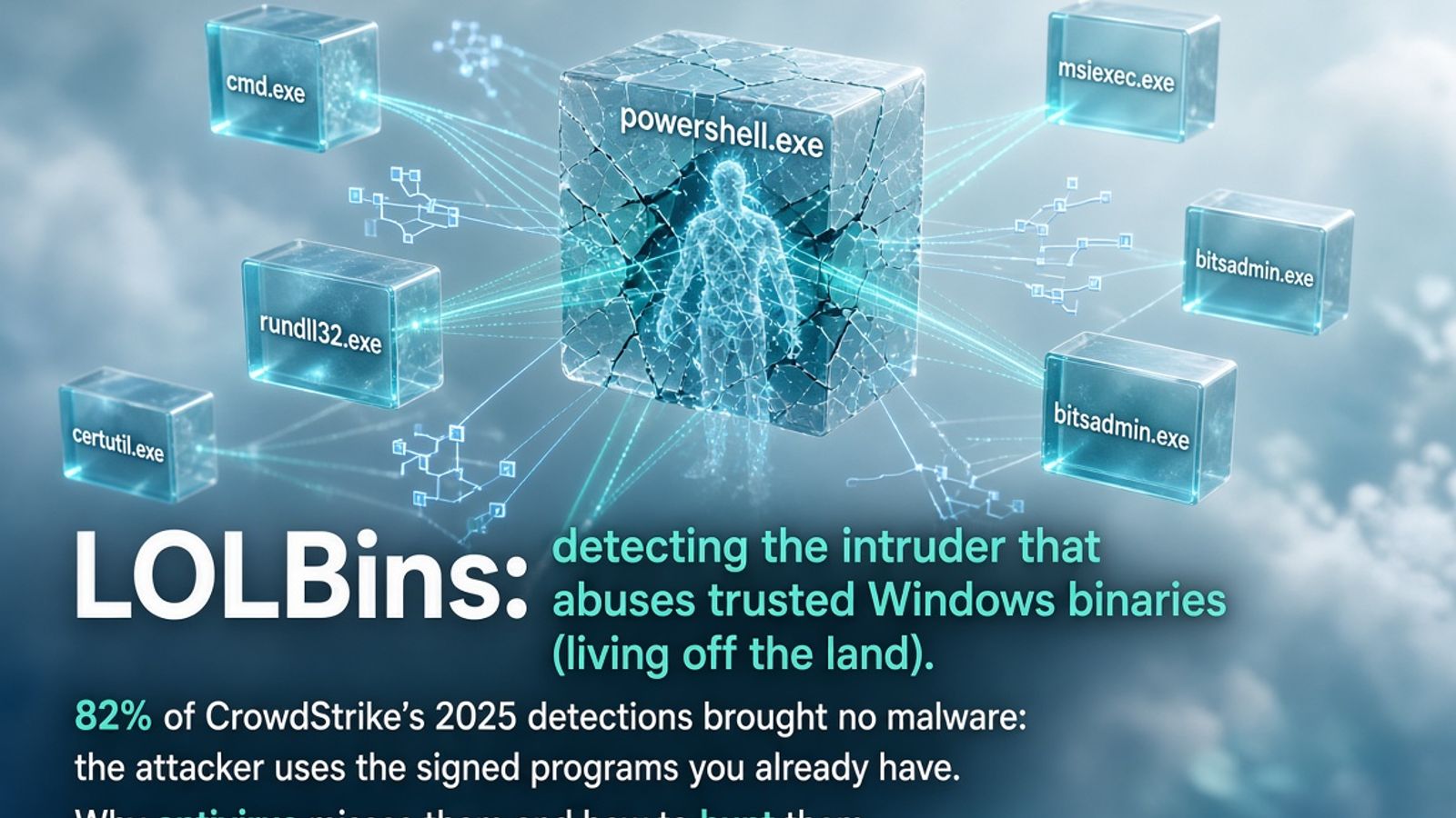 LOLBins: detecting the intruder that abuses trusted Windows binaries