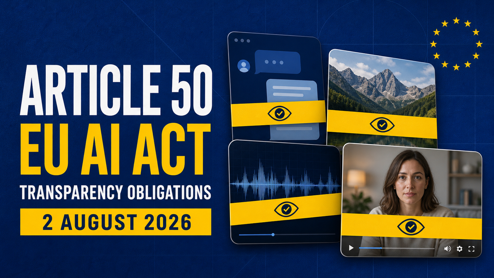 what Article 50 of the AI Act requires