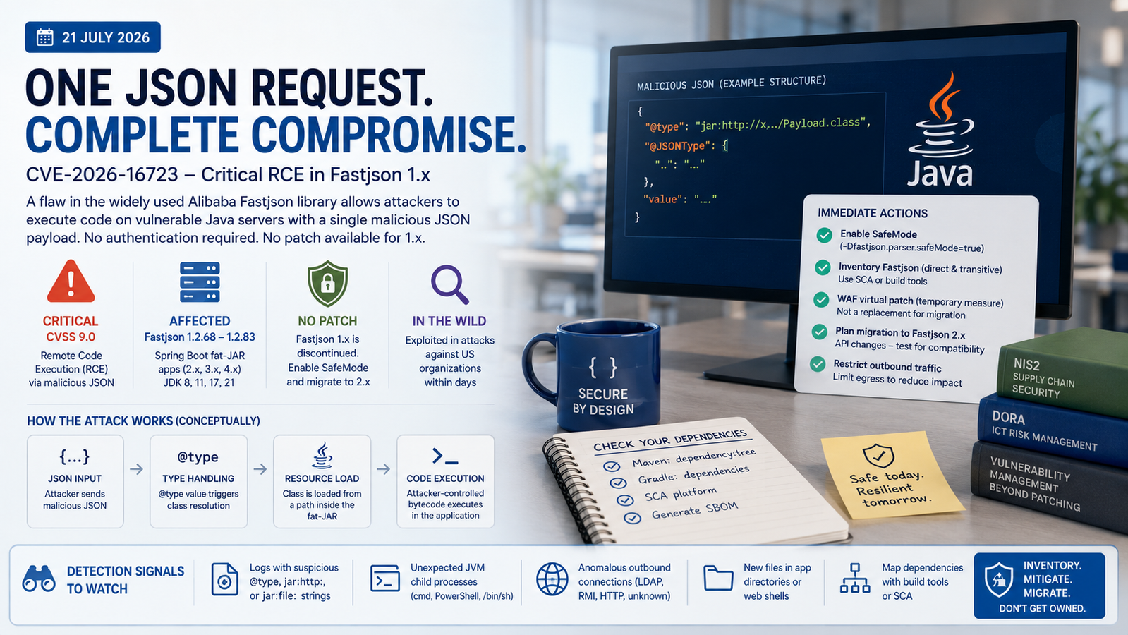 CVE-2026-16723: el zero-day de Fastjson