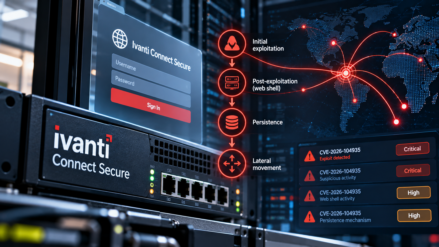 Vulnerabilidad zero-day CVE-2026-104935 en Ivanti Connect Secure