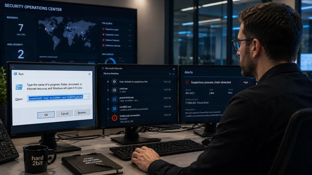 ClickFix y ACR Stealer: el falso CAPTCHA que roba tokens y ficheros de Microsoft 365