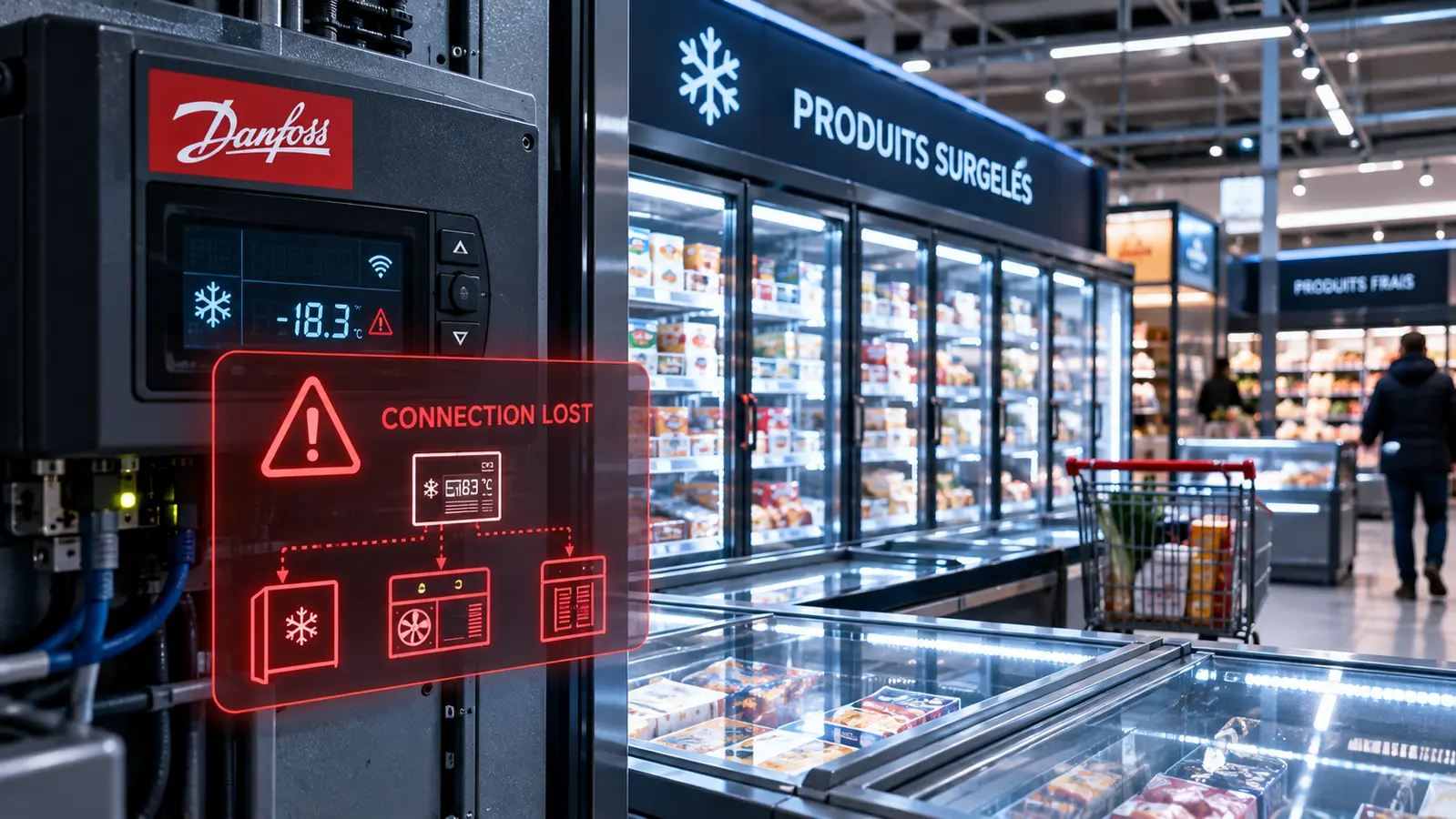 Ciberataque a supermercados en Francia