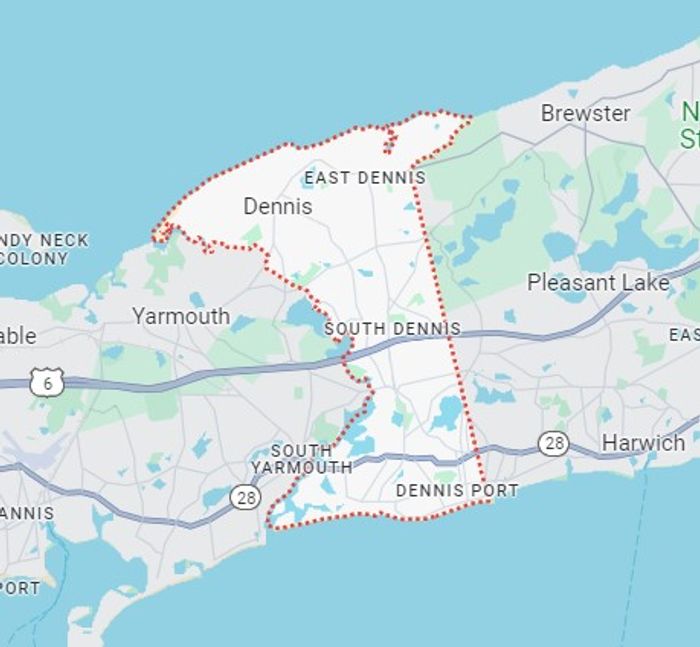 Dennis service area map