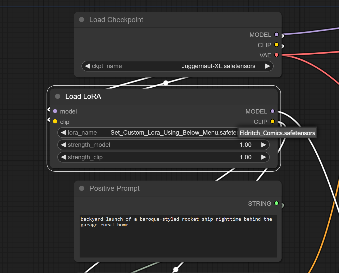 ComfyUI Online Cloud. Set Custom Lora