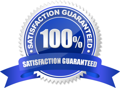 100% satisfaction guarantee