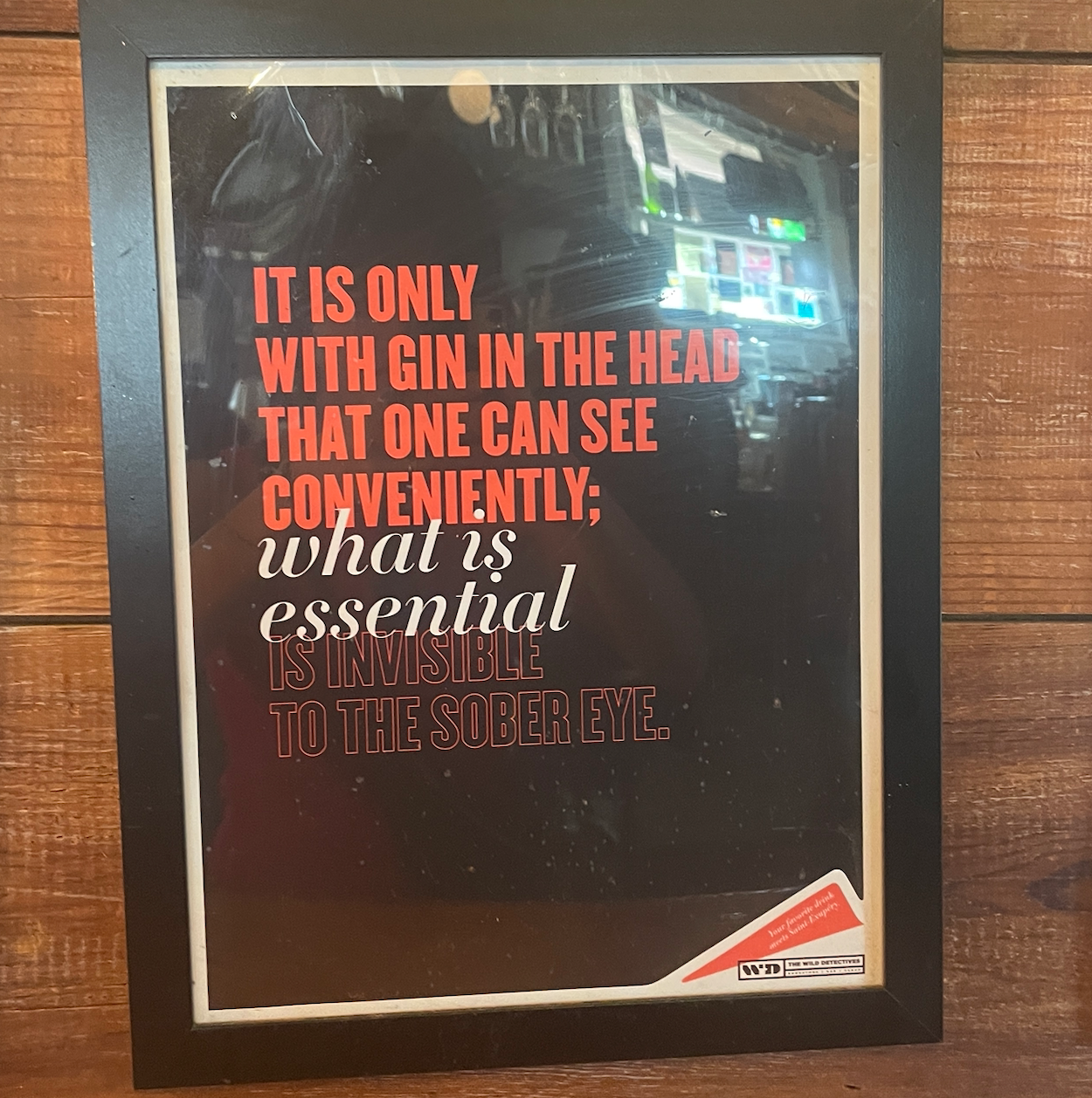 It is Only with Gin in the Head...