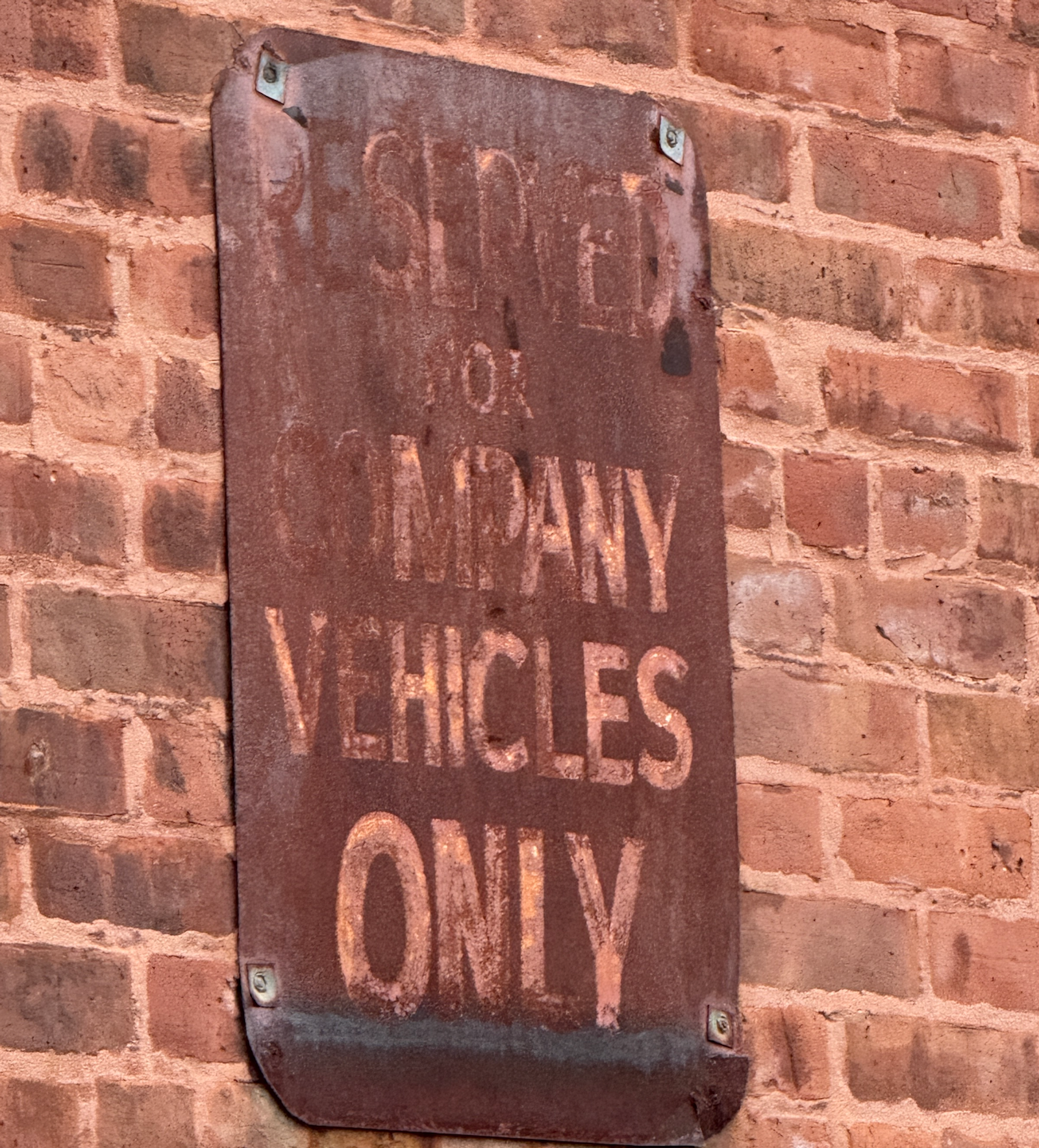 Reserved for Company Vehicles Only