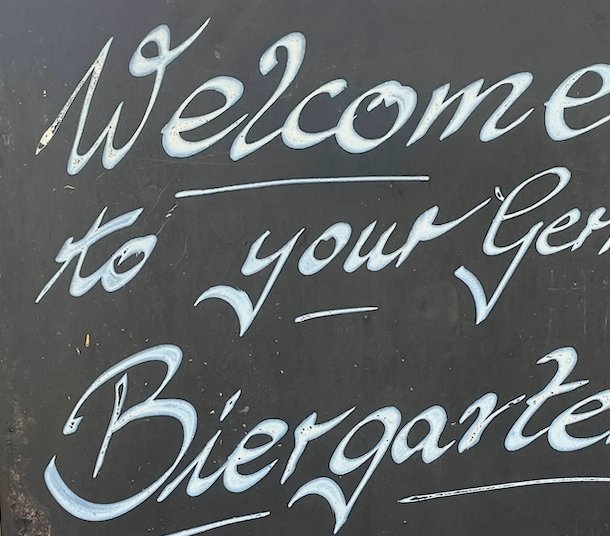 Biergarten Handwriting