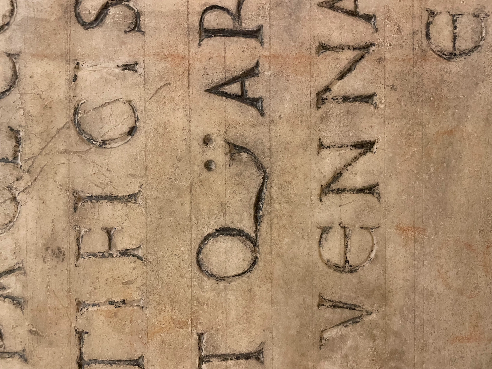 Roman Typography in National Museum of Ravenna