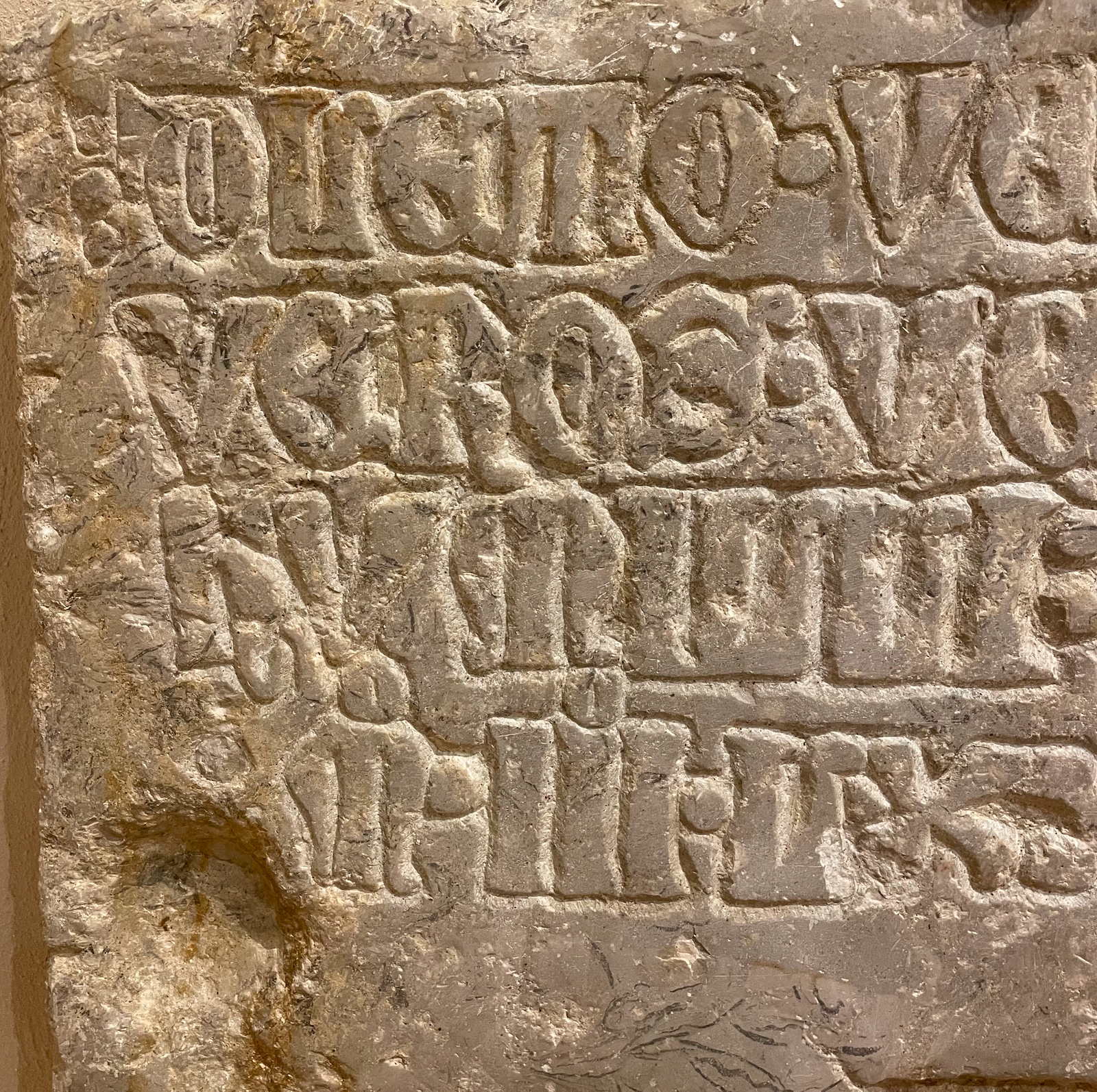 Roman Typography in National Museum of Ravenna