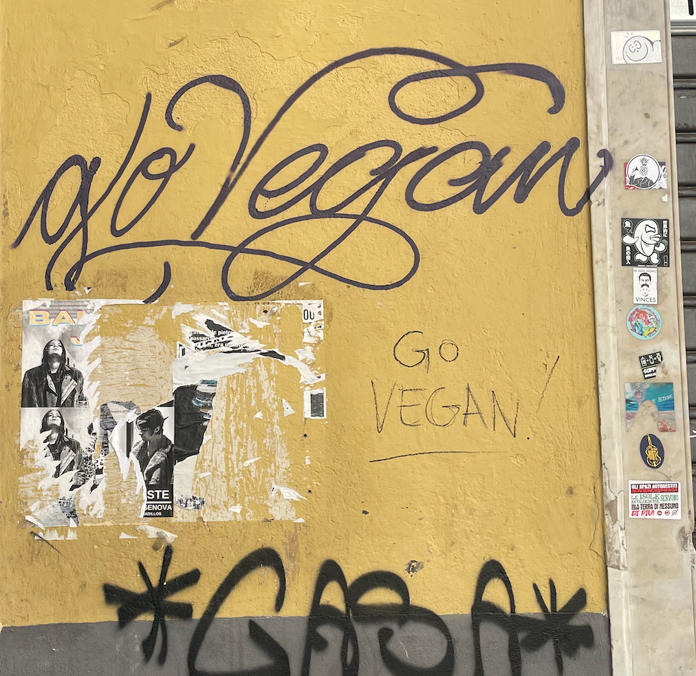Go Vegan Graffiti