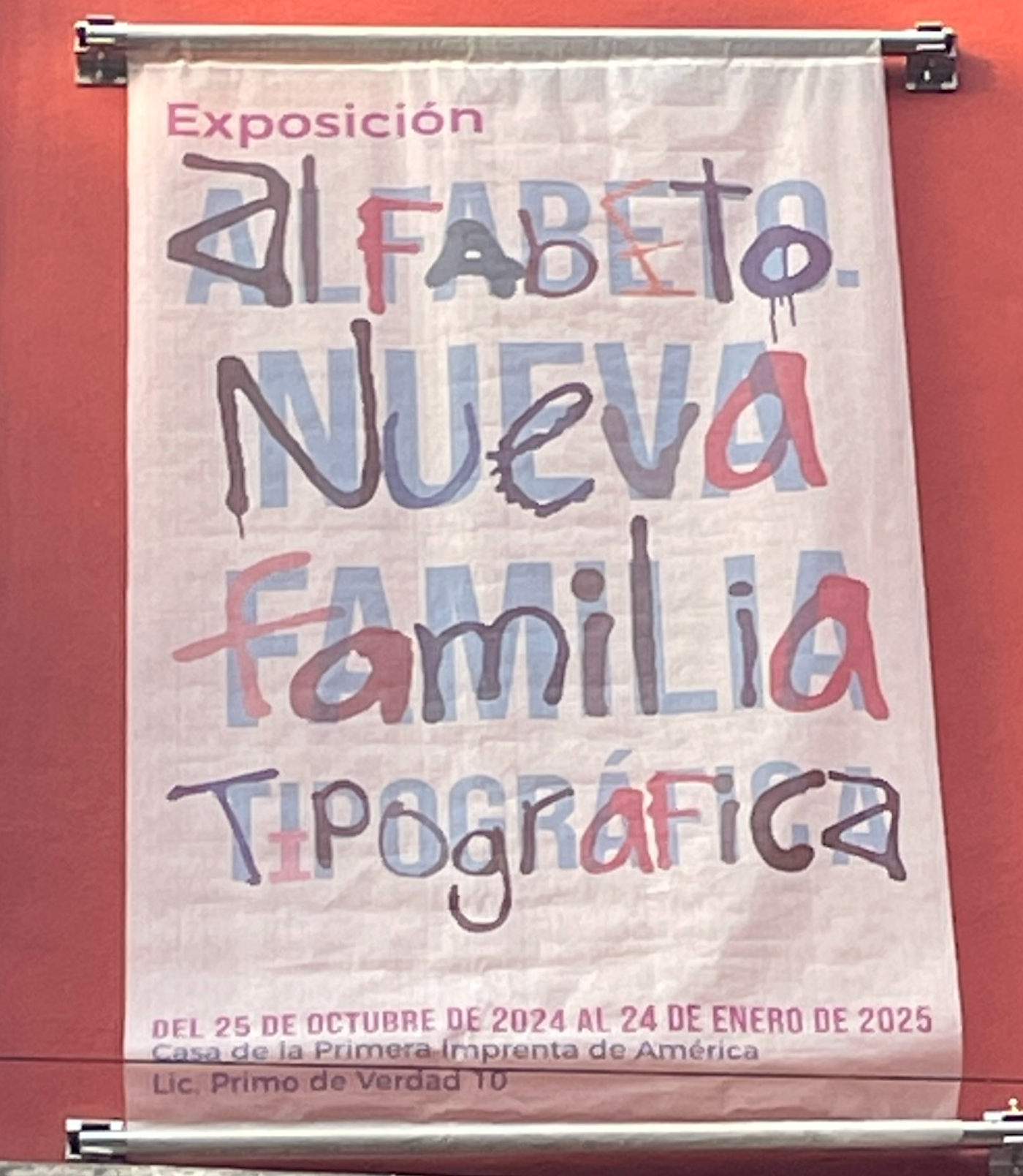 Exposición Alfabeto Nueva Familia Typografica