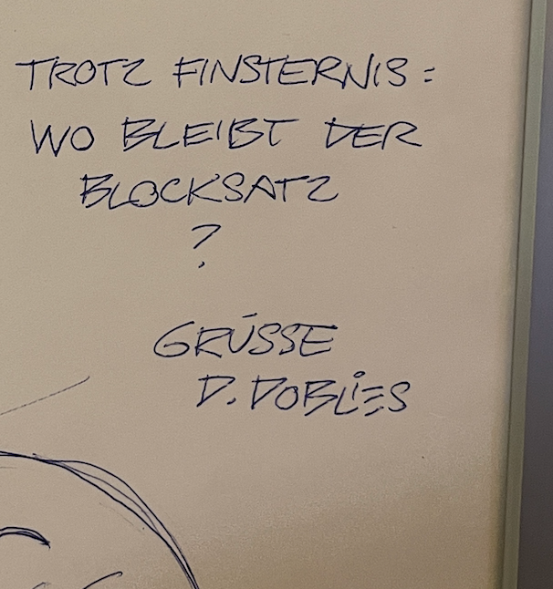 Trotz Finsternis