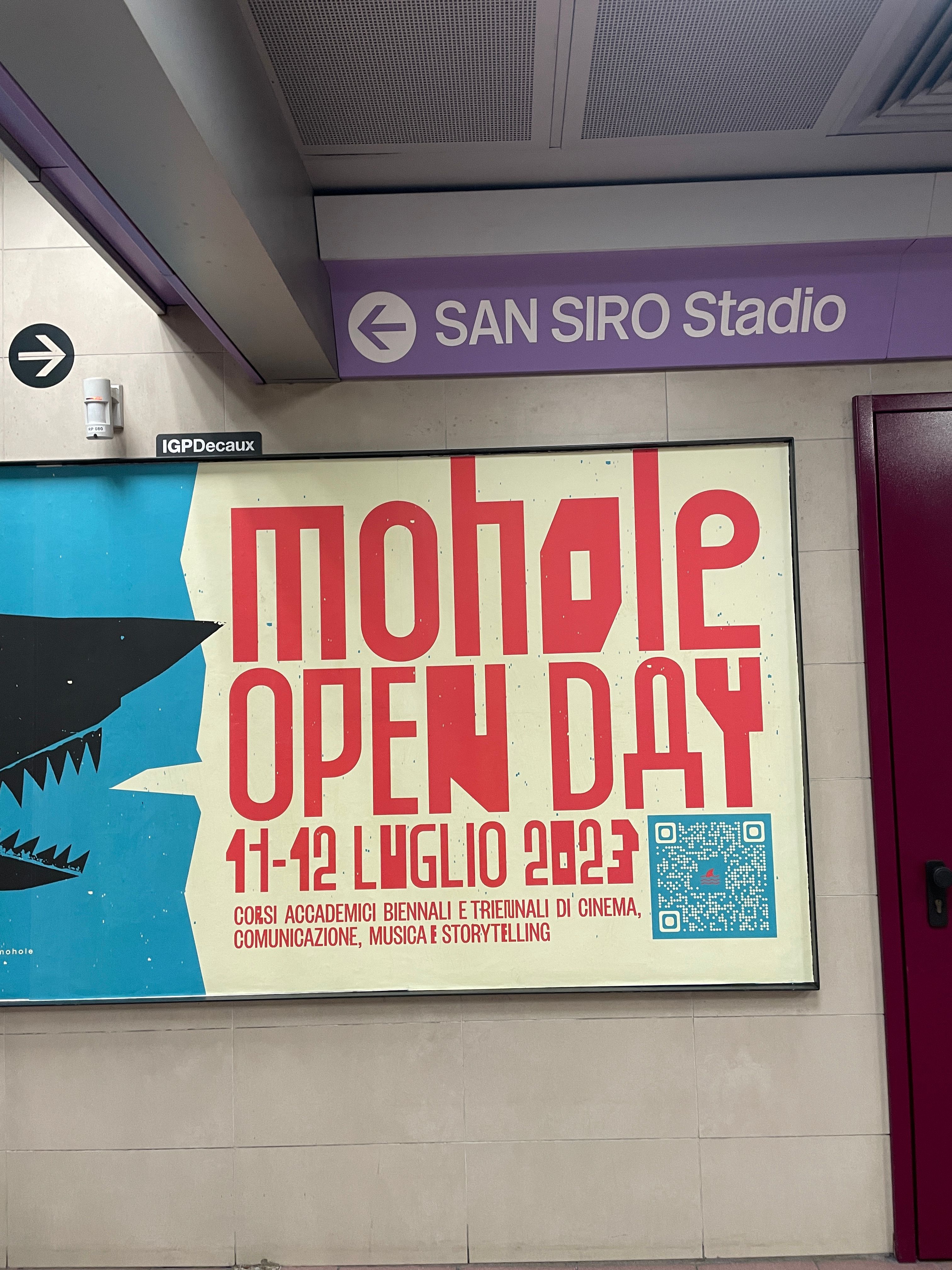 Mohole Open Day Sign