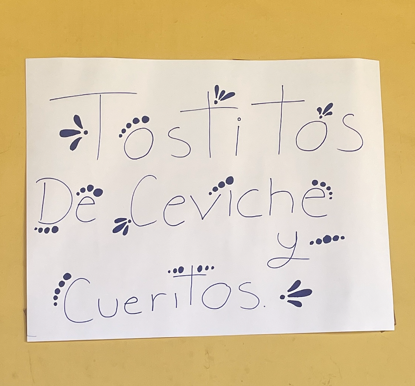 Tostitos se Ceviche y Cueritos