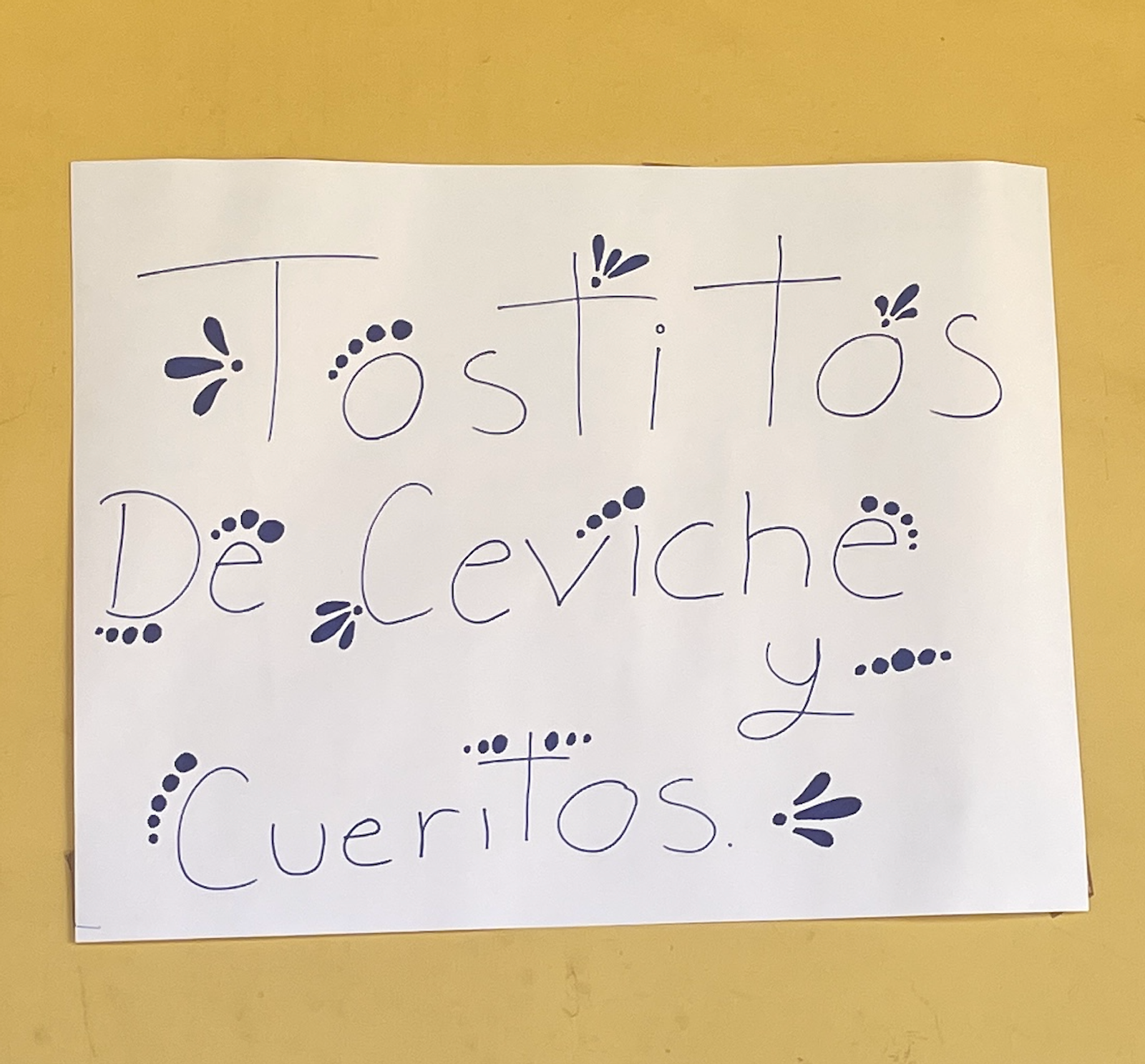 Tostitos se Ceviche y Cueritos