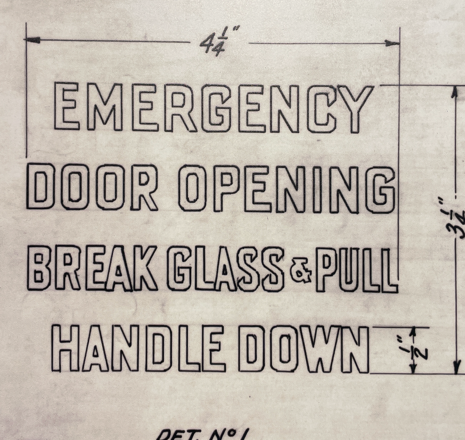 Emergency Door Openings
