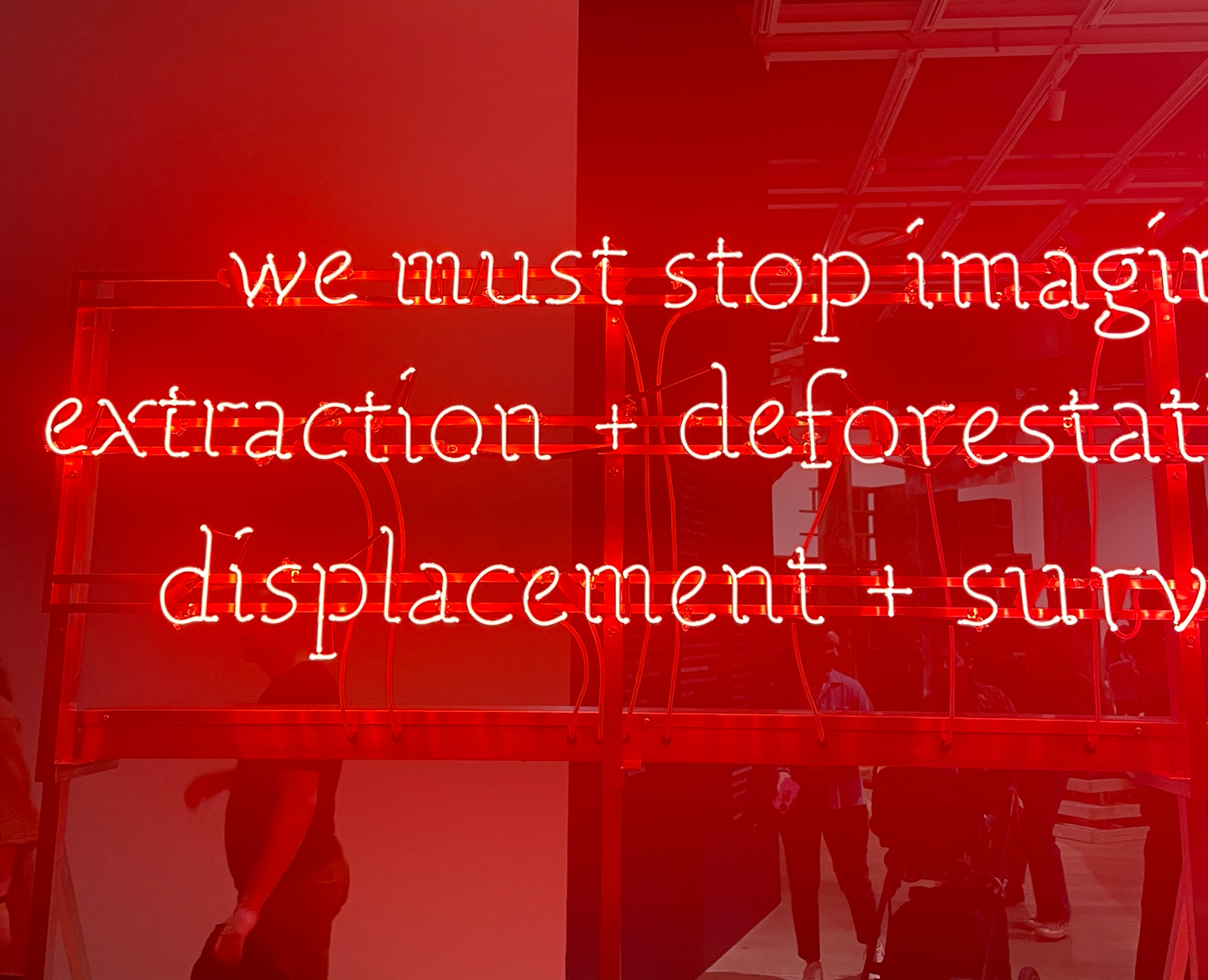 We must stop imagining... Neon Sign