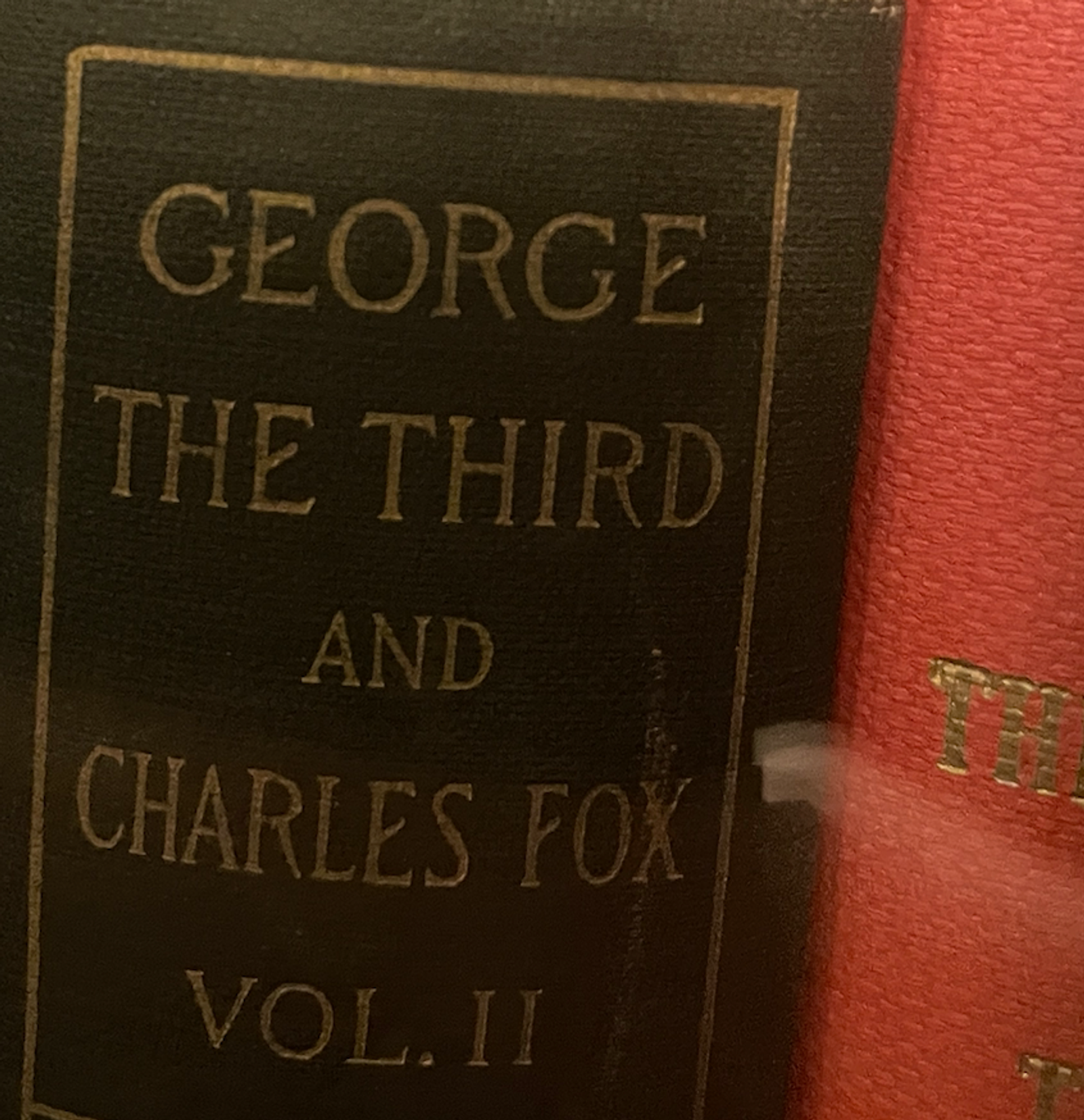 George III and Charles Fox Book