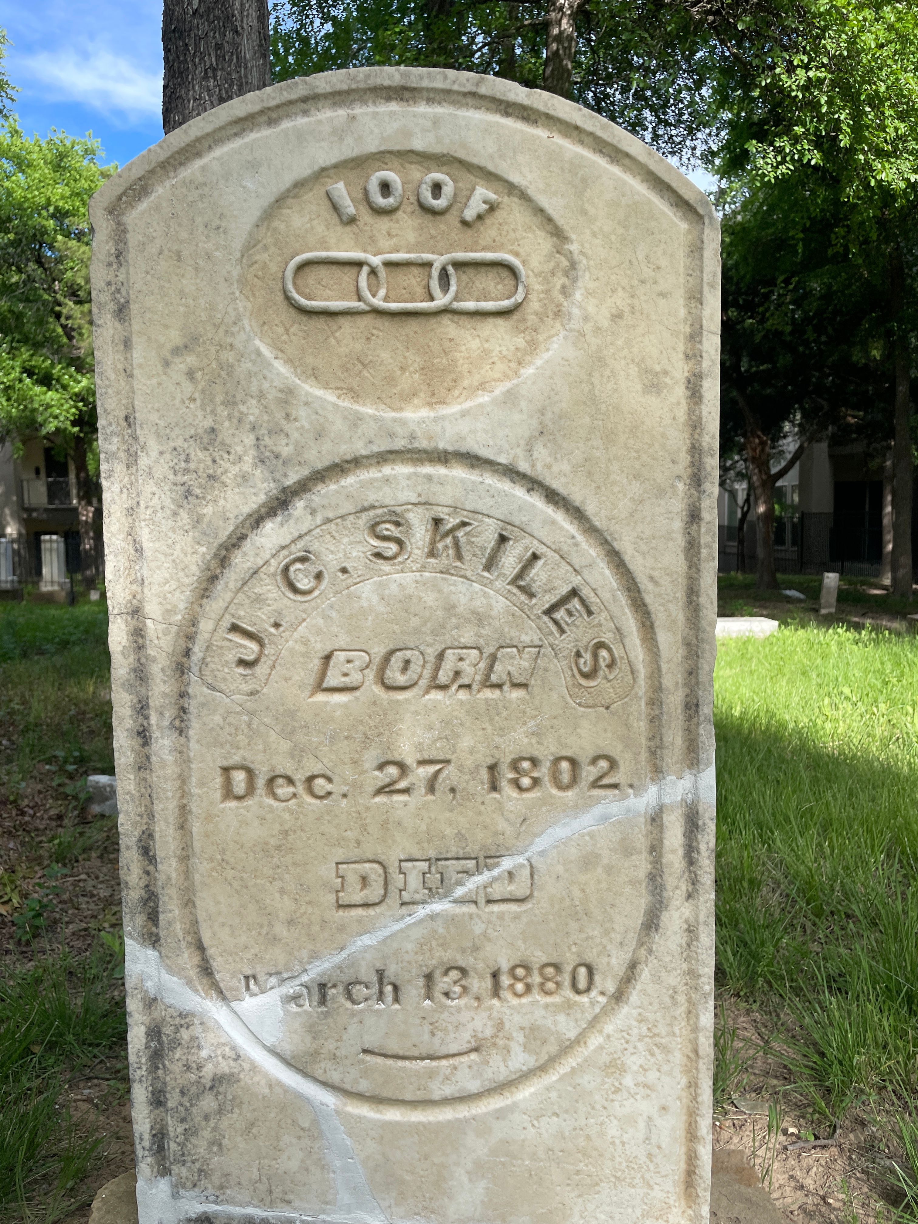 The Grave of J.C. Skilles (1880)