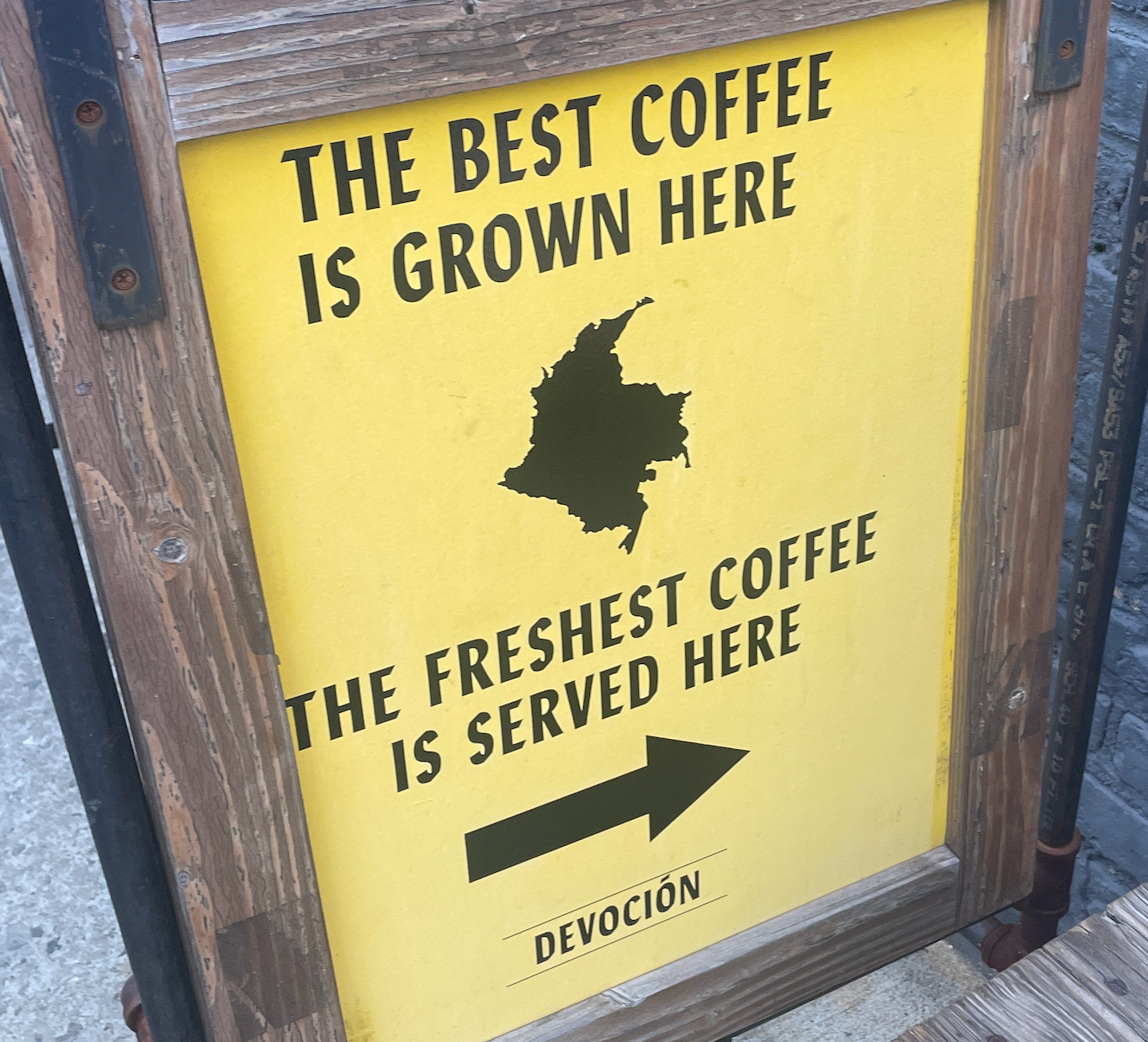 The best coffee is grown here