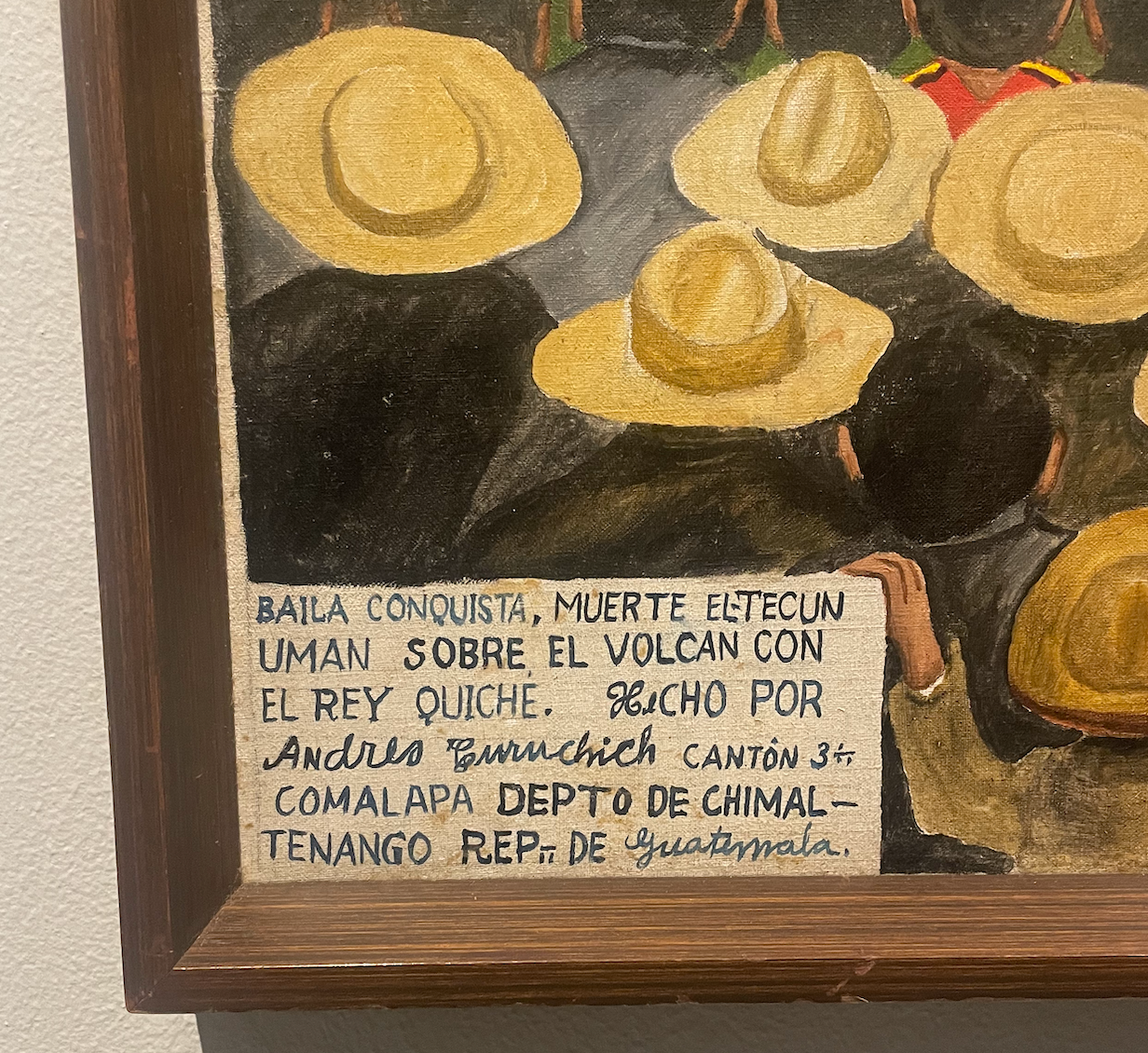 Baila Conquista, Muerte El Tecun Uman Sobre el Vulcan con el Rey Quiche (Andres Currichich)