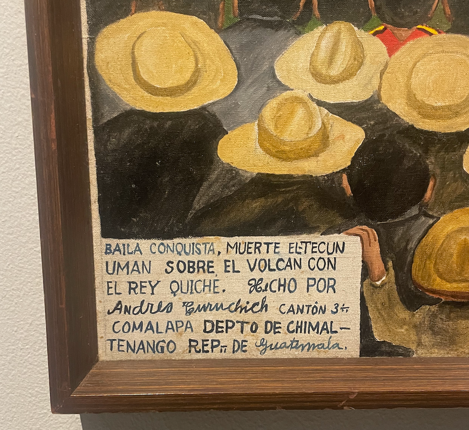 Baila Conquista, Muerte El Tecun Uman Sobre el Vulcan con el Rey Quiche (Andres Currichich)