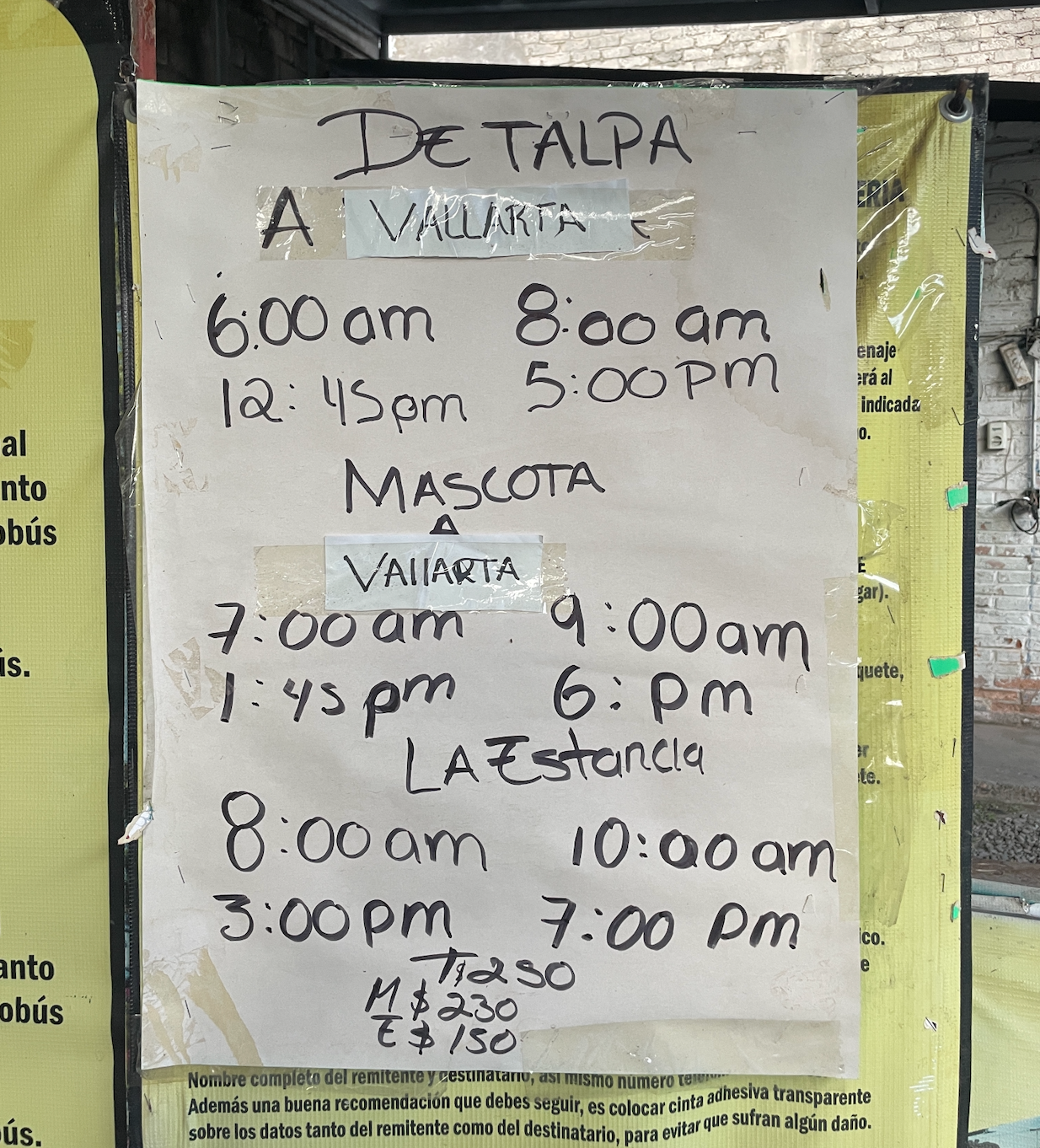 De Talpa a Vallarta