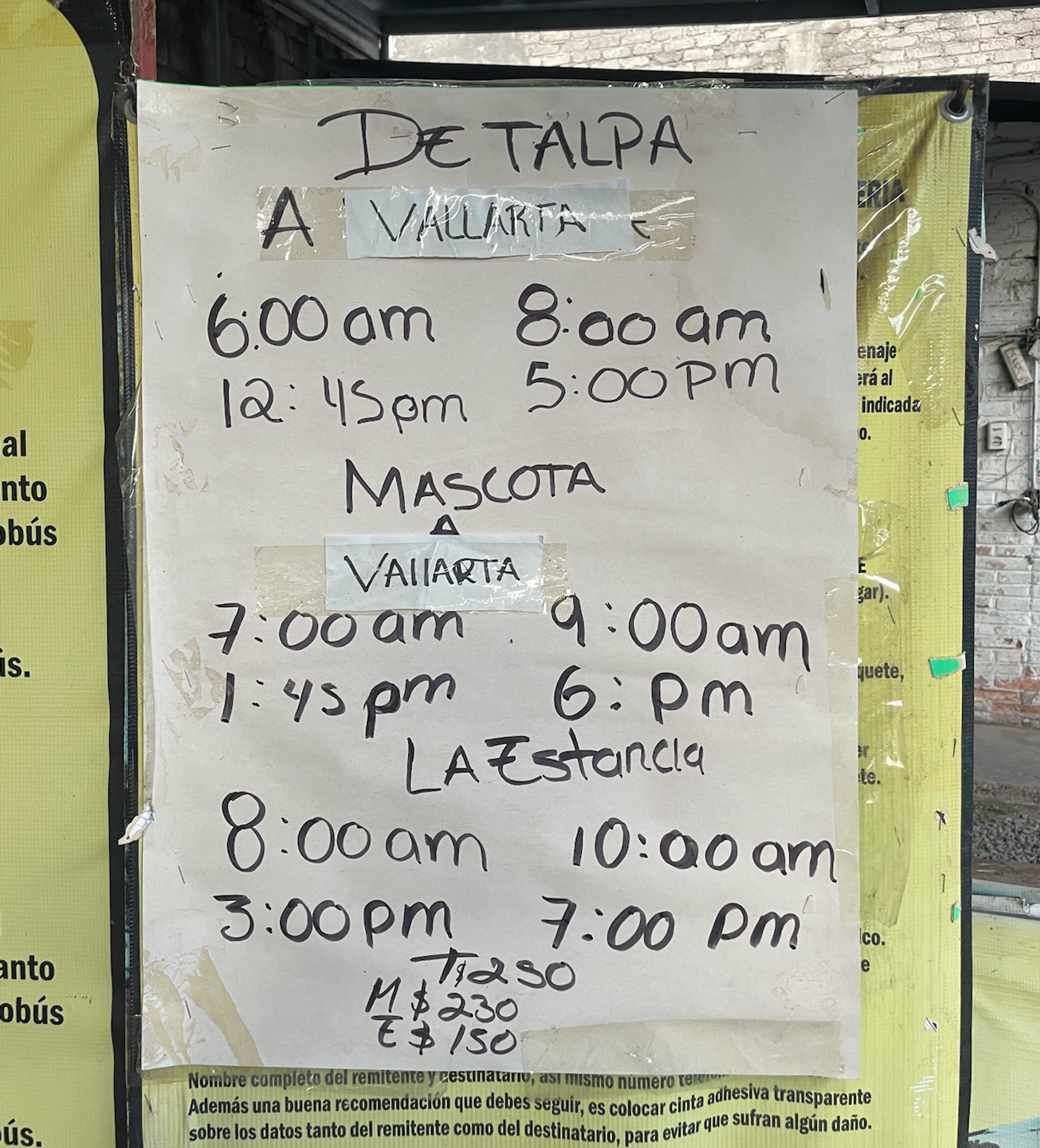 De Talpa a Vallarta