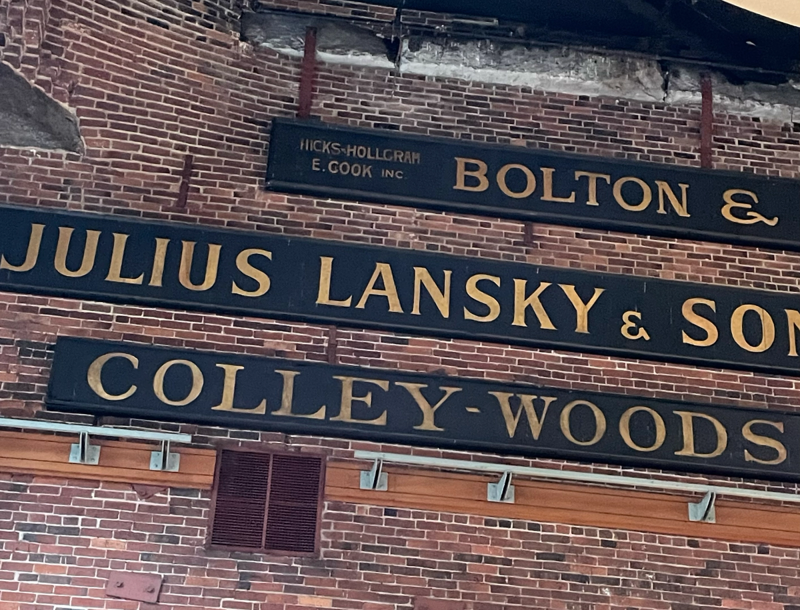 Signage in the Food Court