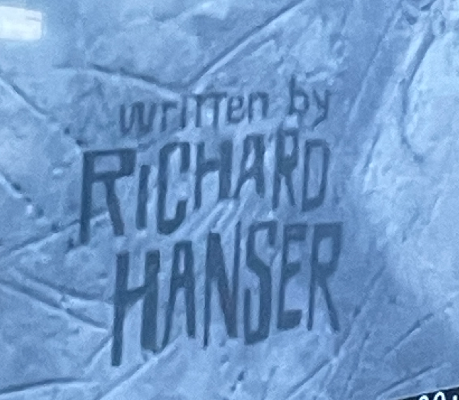 Written by Richard Hanser