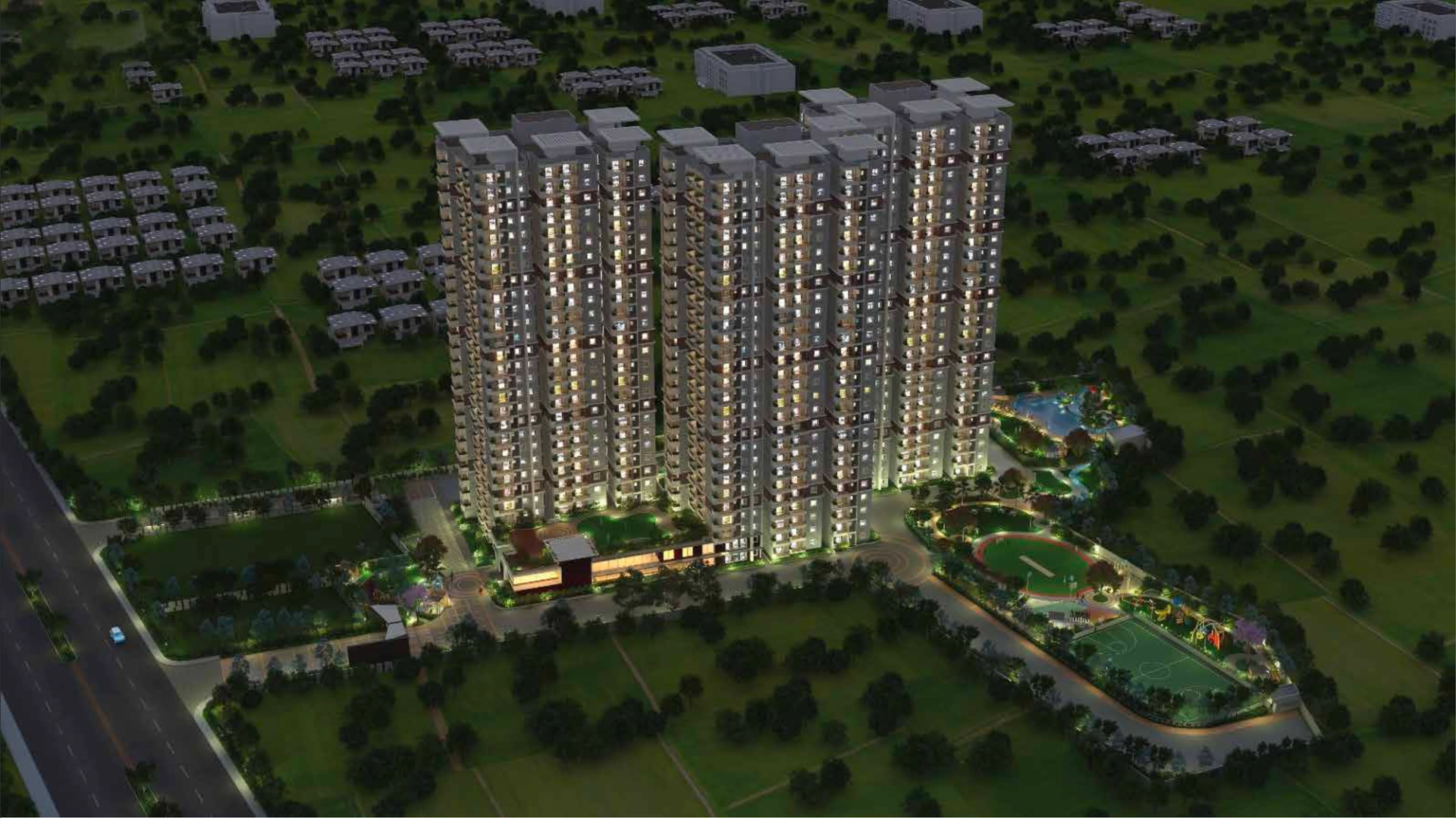 Abhee Celestial City premium residential real estate project view 3