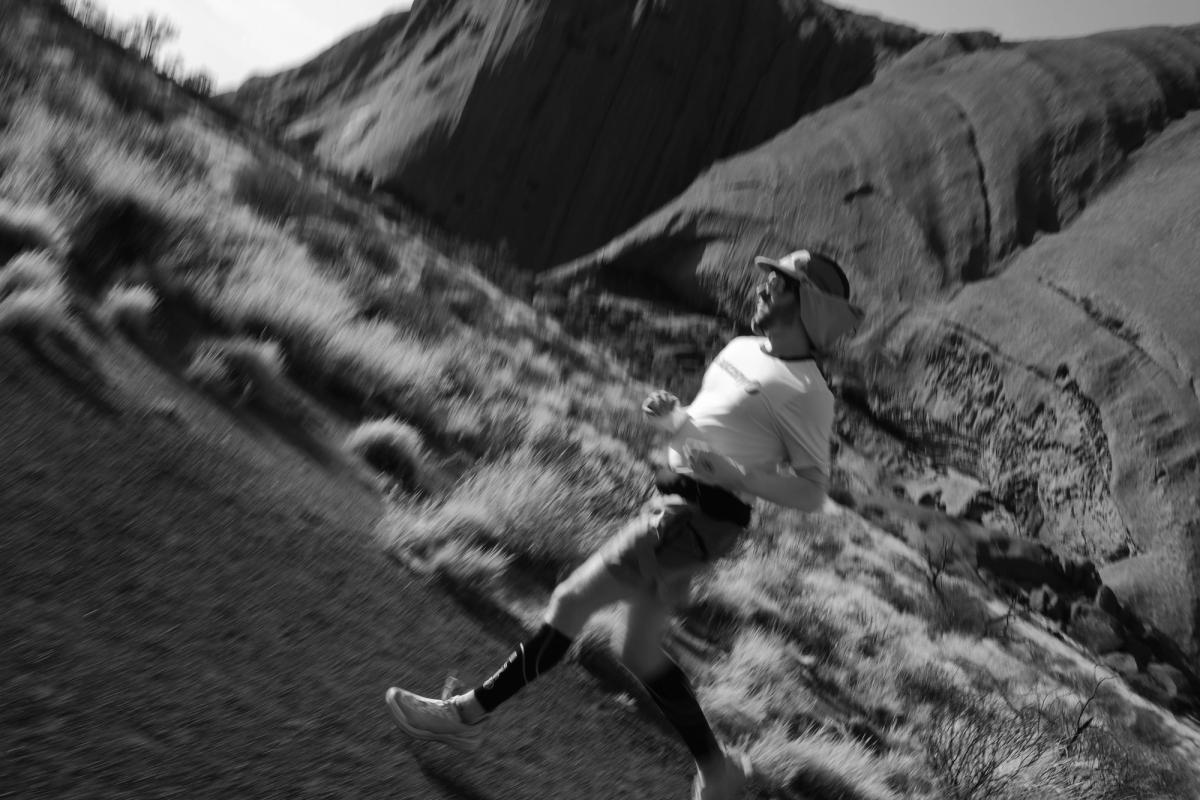 Runner at Uluru