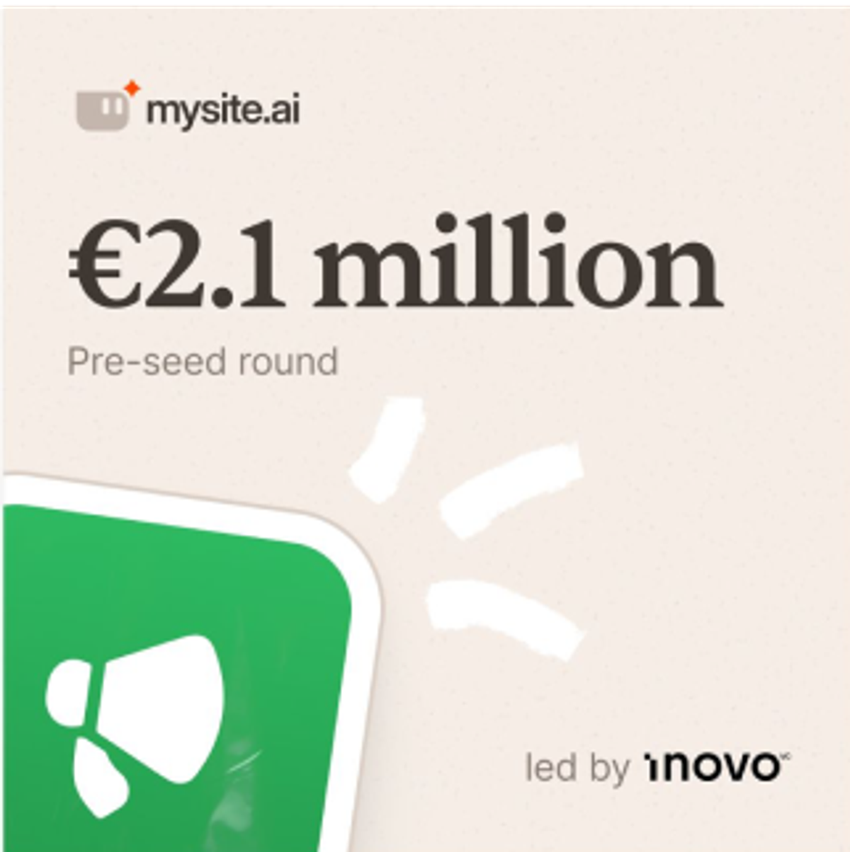 Congrats to the Mysite.ai team on proving that great execution beats great ideas every time.