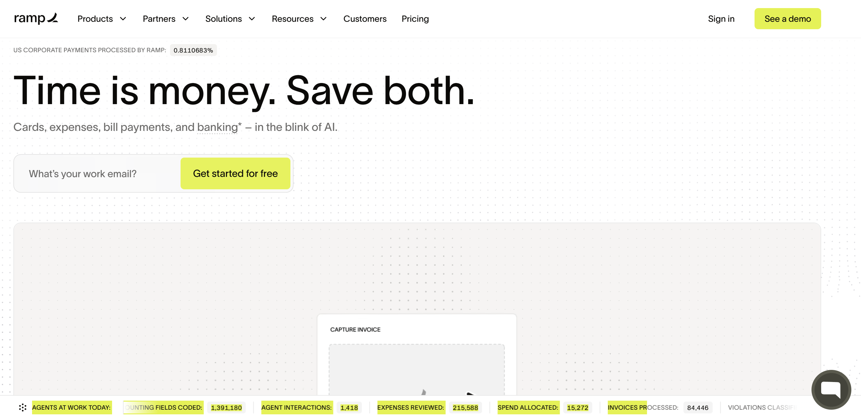 Ramp homepage