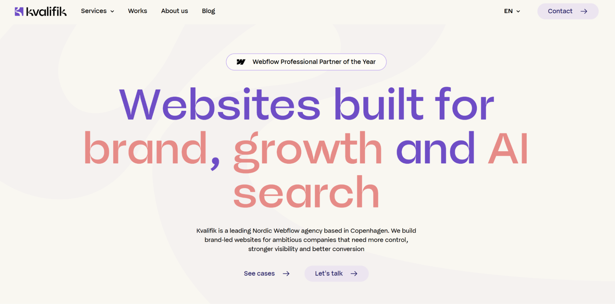 Kvalifik homepage