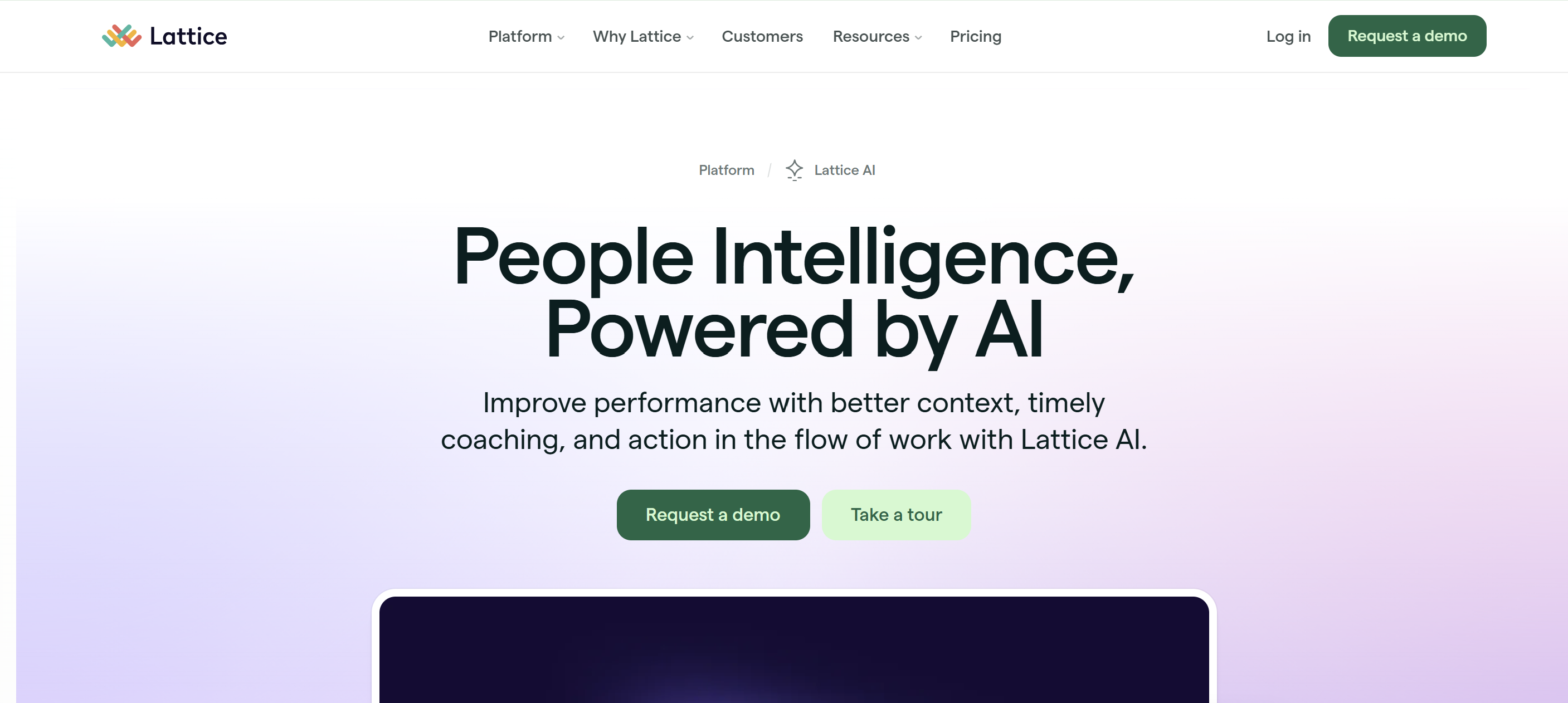 Lattice's homepage
