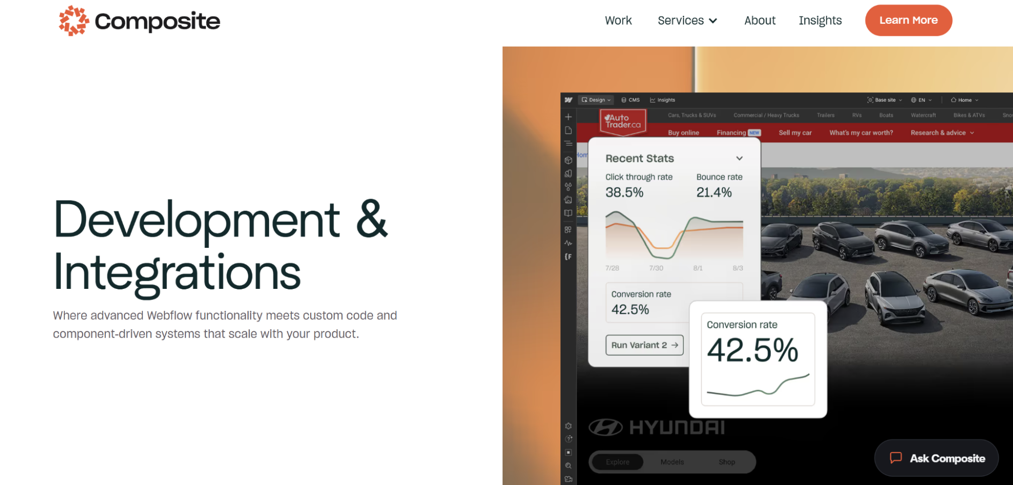 Composite homepage