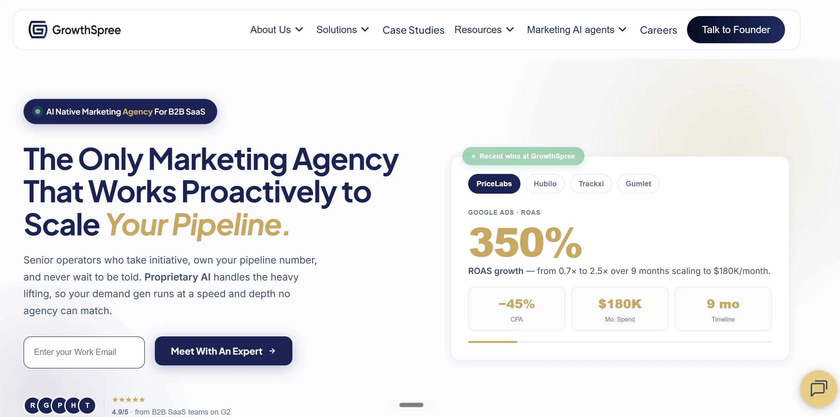 GrowthSpree, B2B SaaS demand generation and RevOps agency
