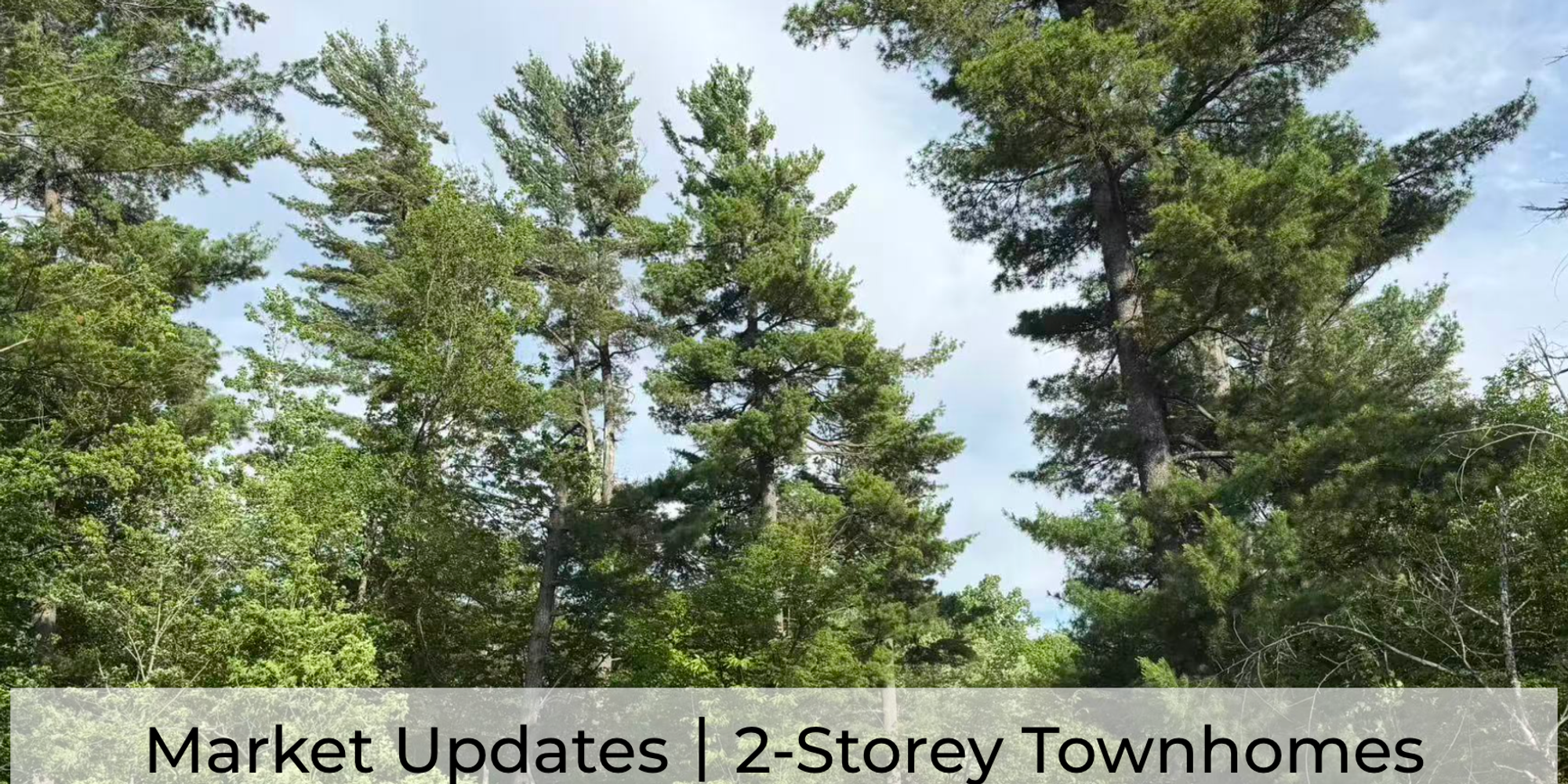 Market update - 2-Storey Townhomes - August 30, 2026