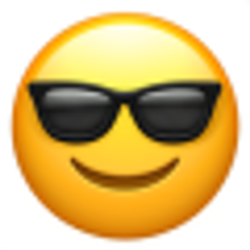 Sunglasses emoji