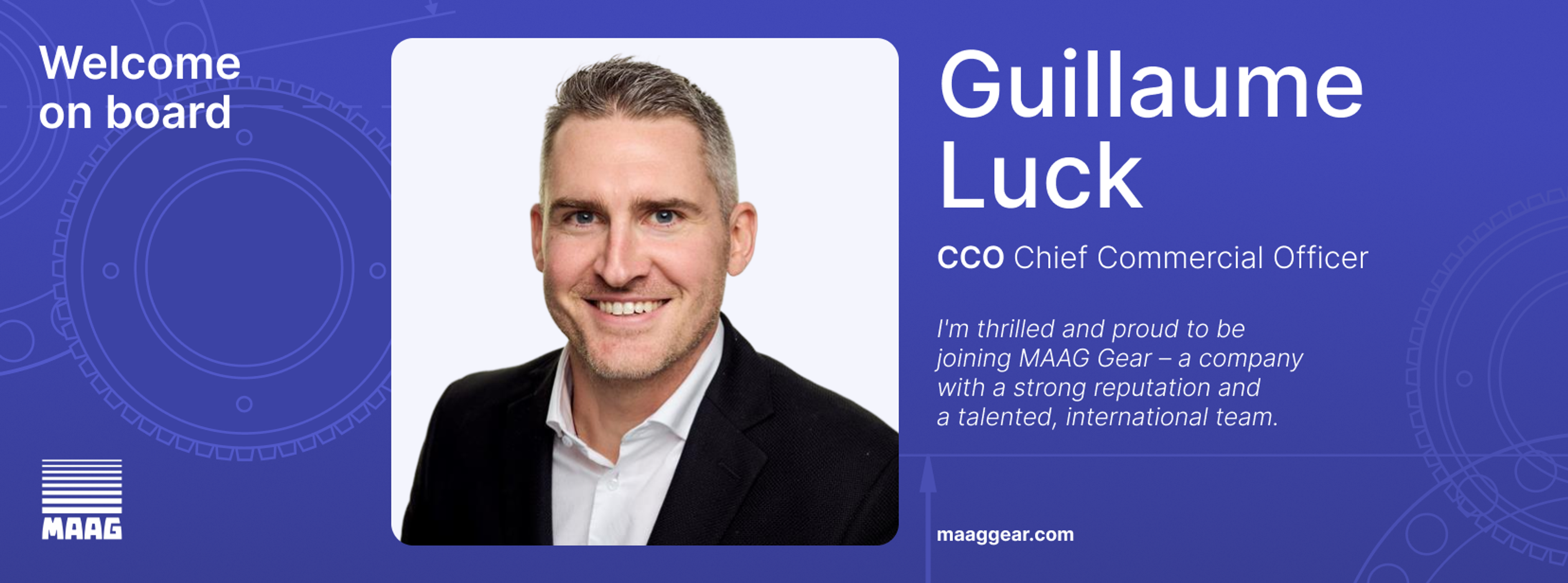 New CCO Guillaume Luck
